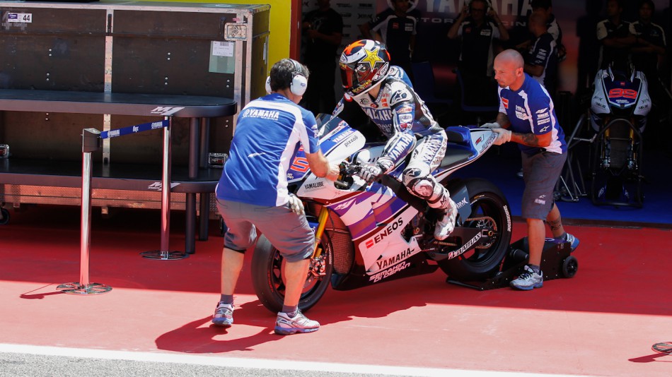 Jorge Lorenzo, Yamaha Factory Racing, Mugello Test