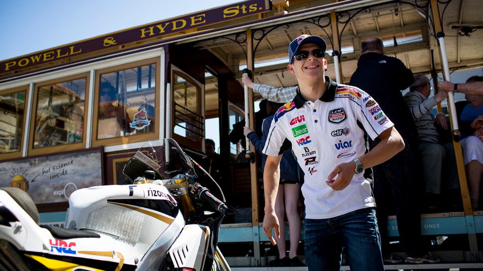 Stefan Bradl, Red Bull Filming in San Francisco