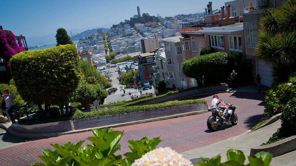 Stefan Bradl, Red Bull Filming in San Francisco