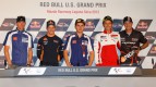 Spies, Stoner, Lorenzo, Rossi, Edwards, Red Bull U.S. Gradn Prix Press Conference
