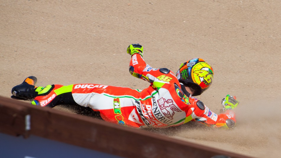 Valentino Rossi, Ducati Team, Laguna Seca FP2 © Copyright Les Kalman