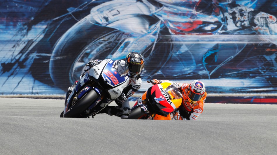 Jorge Lorenzo, Casey Stoner, Dani Pedrosa, Yamaha Factory Racing, Repsol Honda Team, Laguna Seca RAC
