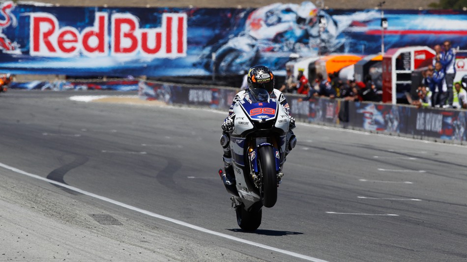 Jorge Lorenzo, Yamaha Factory Racing, Laguna Seca RAC