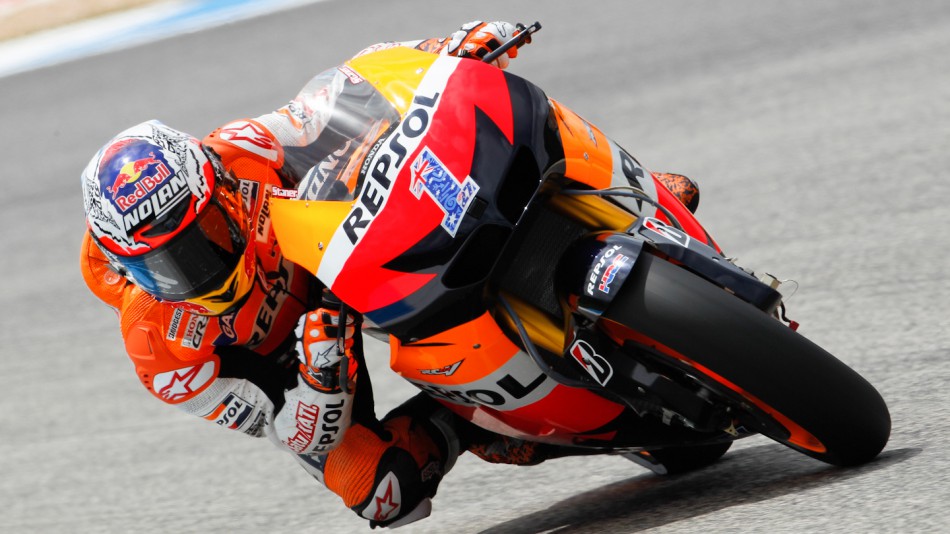 Casey Stoner, Repsol Honda Team, Indianapolis FP1