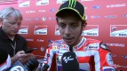 Rossi struggles with rear tyre