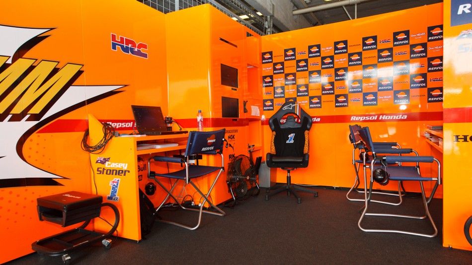 Casey Stoner Garage, Repsol Honda Team, Brno