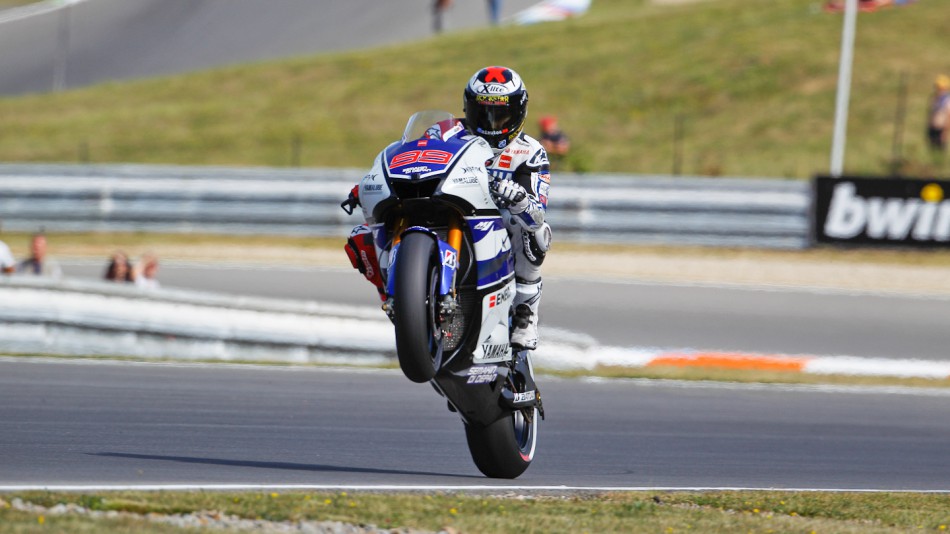 Jorge Lorenzo, Yamaha Factory Racing, Brno FP2