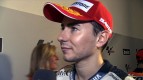 Tiny mistake for Lorenzo in last corner