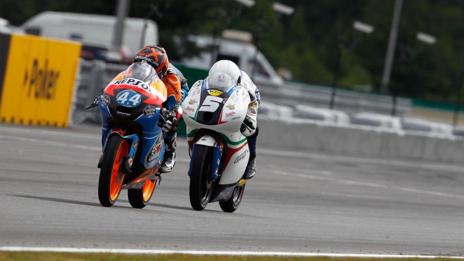 Miguel Oliveira, Romano Fenati, Estrella Galicia 0,0, Team Italia FMI, Brno RAC