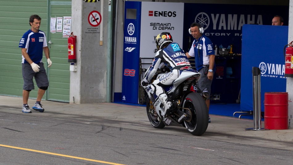 Jorge Lorenzo, Yamaha Factory Racing, Brno Test