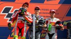 Rossi, Lorenzo, Bautista, Ducati Team, Yamaha Factory Racing, San Carlo Honda Gresini, Misano RAC