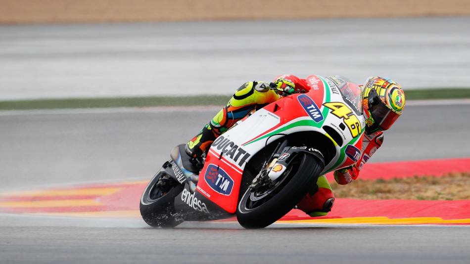 Valentino Rossi, Ducati Team, Aragón FP2