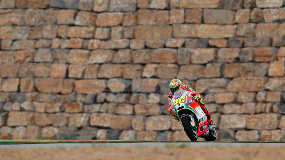 Valentino Rossi, Ducati Team, Aragón FP1