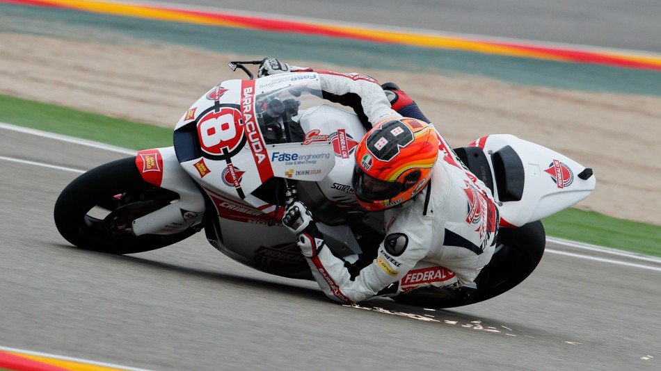 Gino Rea, Federal Oil Gresini Moto2, Aragón QP