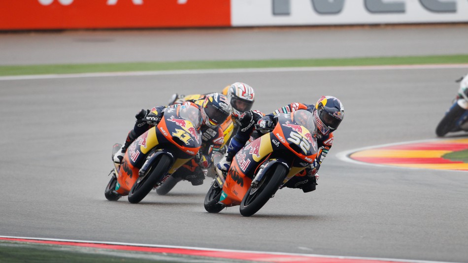 Danny Kent, Sandro Cortese, Red Bull KTM Ajo, Aragón FP3