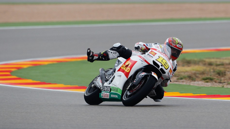 Alvaro Bautista, San Carlo Honda Gresini, Aragón FP3