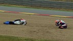 Aragon 2012 - Moto3 - FP3 - Action - Isaac Viñales - Crash