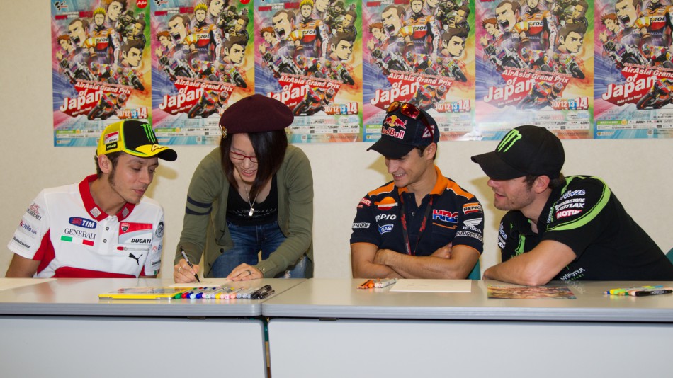 Rossi, Ranka, Pedrosa, Crutchlow, MotoGP Manga Preevent, Motegi