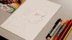 Pedrosa Manga Portrait by Ranka, MotoGP Manga Preevent, Motegi