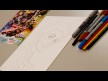 Rossi Manga Portrait by Ranka, MotoGP Manga Preevent, Motegi