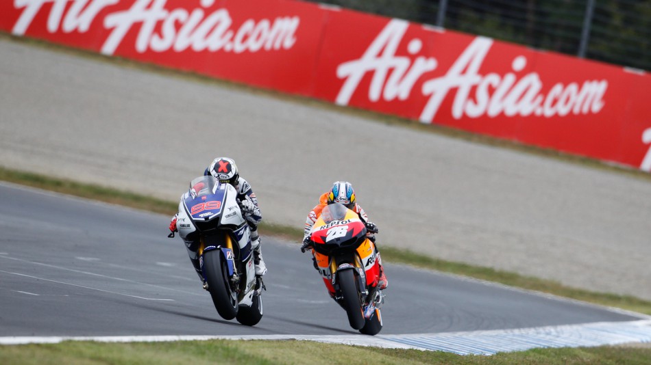 Jorge Lorenzo, Dani Pedrosa, Yamaha Factory Racing, Repsol Honda Team, Motegi RAC
