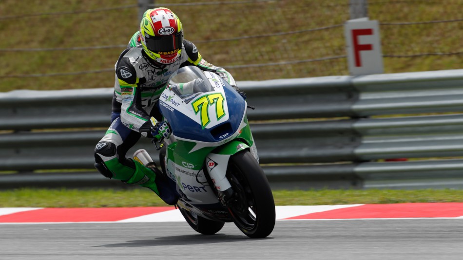 Dominique Aegerter, Technomag-CIP, Sepang FP1