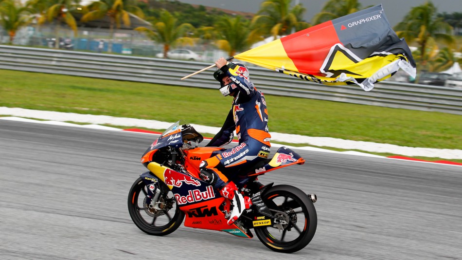 2012 Moto3 World Champion Sandro Cortese, Sepang RAC