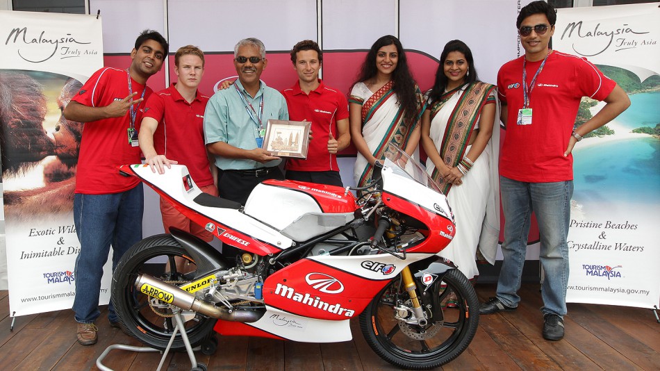 The face of Mahindra Racing