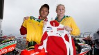  Valentino Rossi, 2012 Olympic champion Sally Pearson, Phillip Island