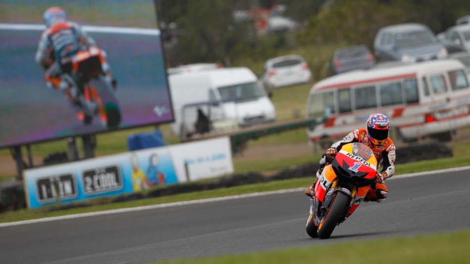 Casey Stoner, Repsol Honda Team, Phillip Island QP