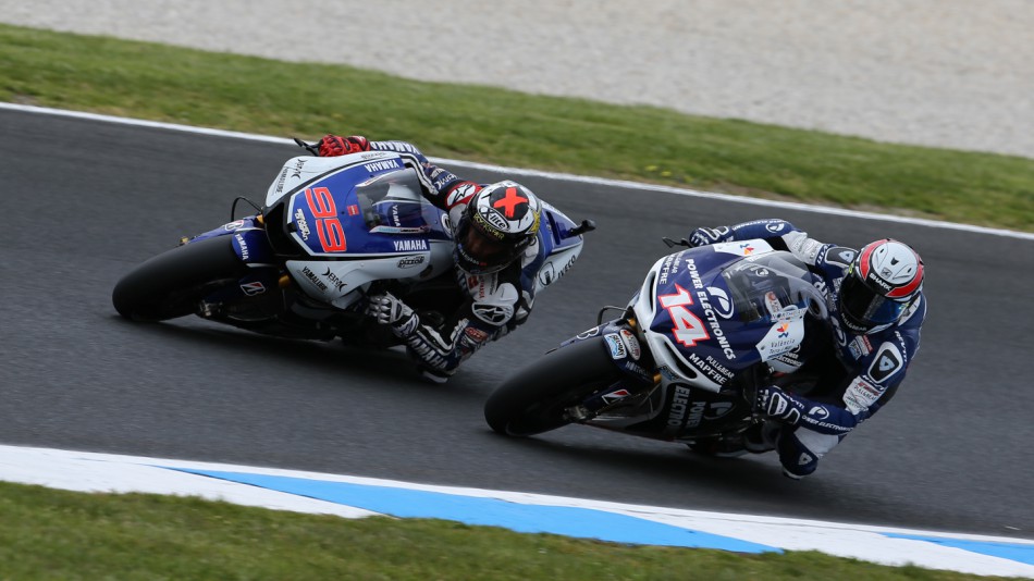 Jorge Lorenzo, Randy de Puniet, Yamaha Factory Racing, Power Electronics Aspar, Phillip Island QP