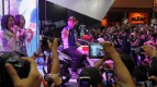 Jorge Lorenzo at the Yamaha V-Ixion launch in Indonesia