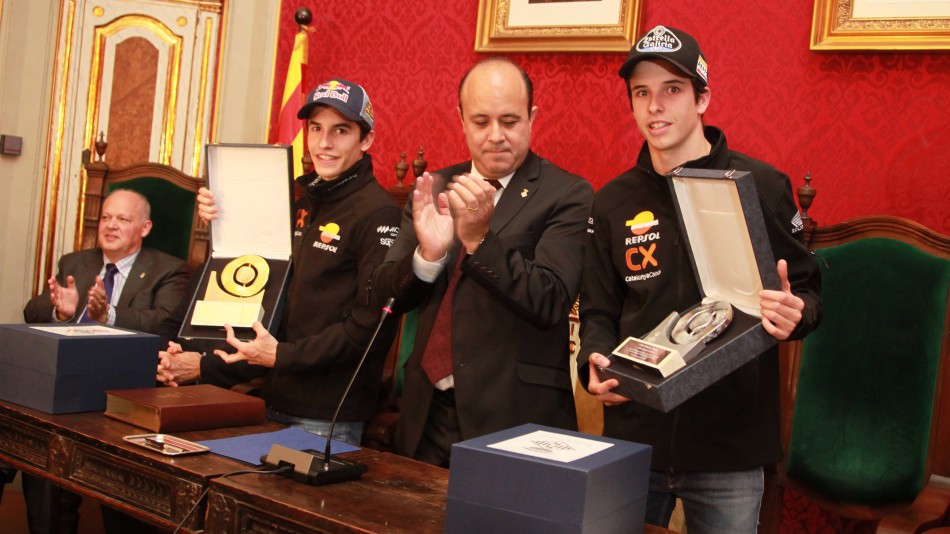 Marc Marquez returns to home town Cervera