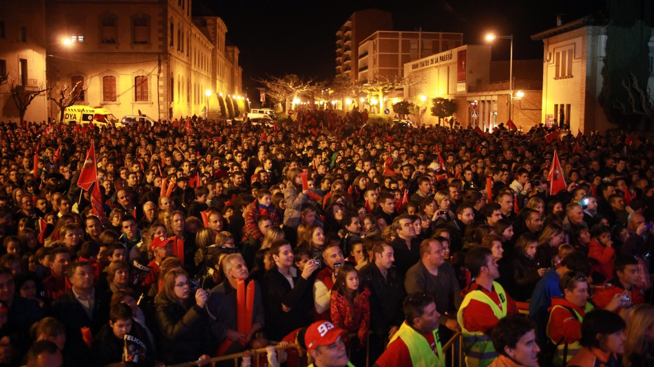 Marc Marquez returns to home town Cervera
