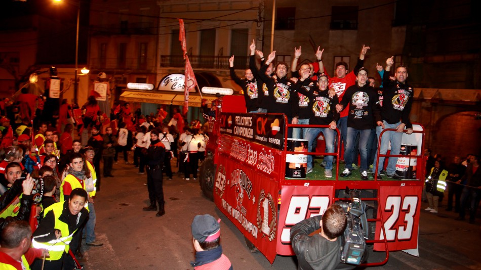 Marc Marquez returns to home town Cervera