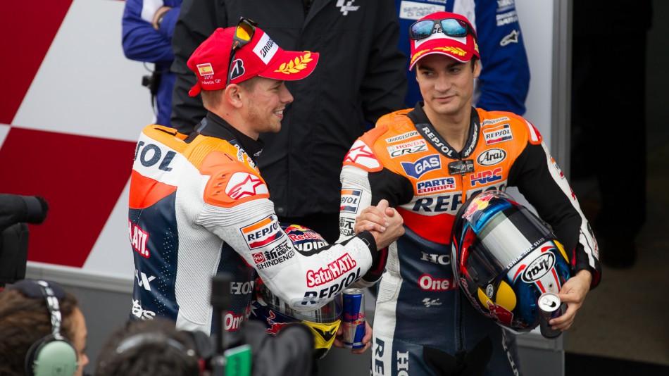 Casey Stoner, Dani Pedrosa, Repsol Honda Team, Valencia RAC