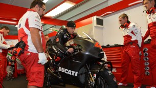 ducati dovizioso valencia test review