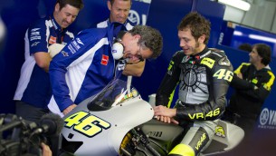Bautista fastest as Rossi back on Yamaha at Valencia test