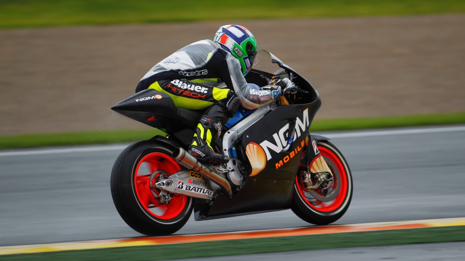 Claudio Corti, NGM Mobile Forward Racing, MotoGP Valencia Test