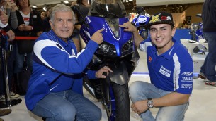 lorenzo in EICMA milan 
