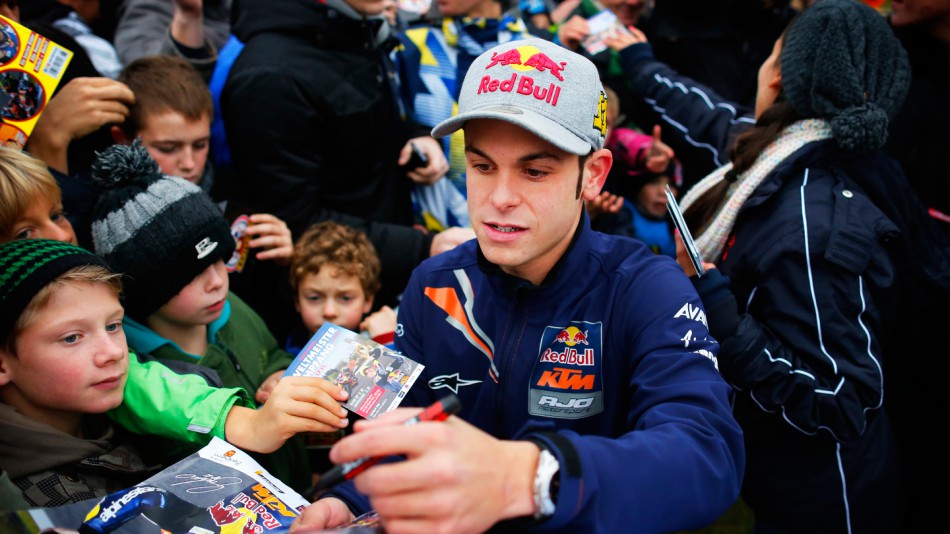 Sandro Cortese celebrates Moto3 World Title in hometown Berkheim