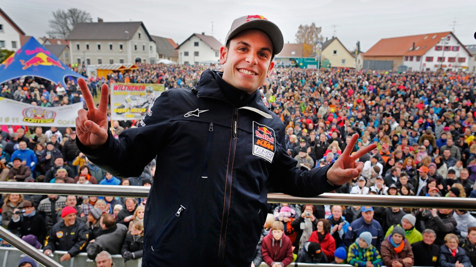 Sandro Cortese celebrates Moto3 World Title in hometown Berkheim