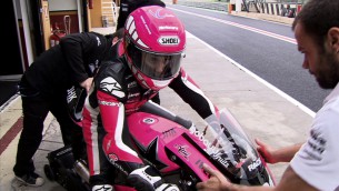 ana carrasco first test with KTM laglisse