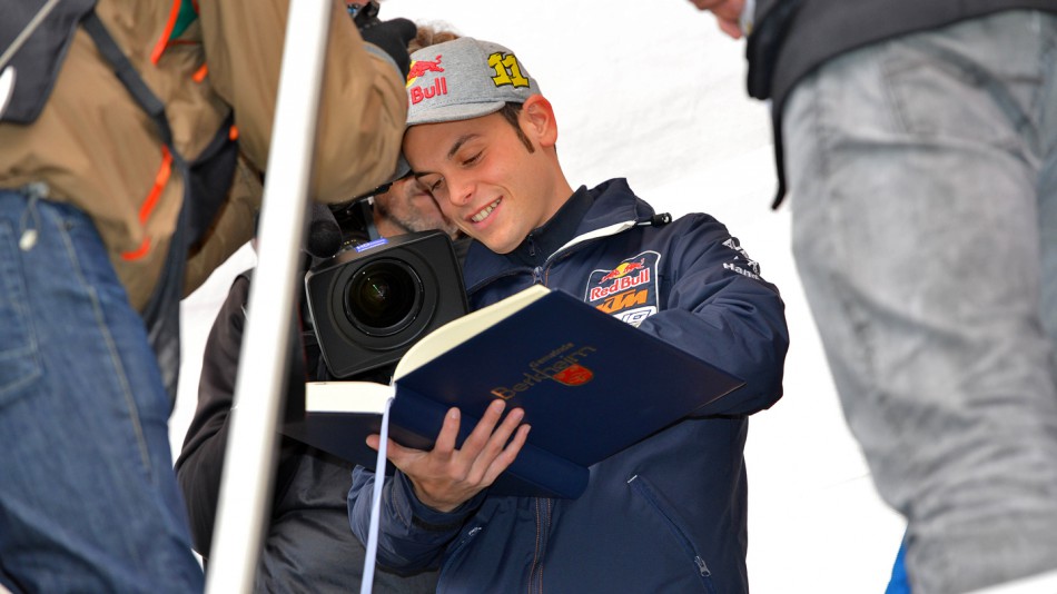 Sandro Cortese celebrates Moto3 World Title in hometown Berkheim - © Fritz Glänzel