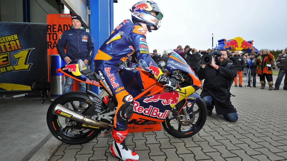 Sandro Cortese celebrates Moto3 World Title in hometown Berkheim - © Fritz Glänzel