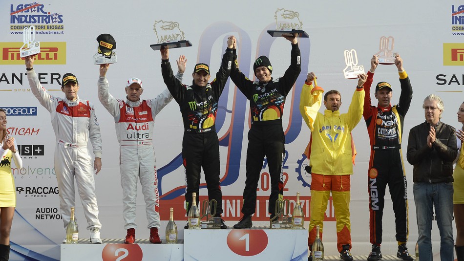 2012 Monza Rally Show Podium