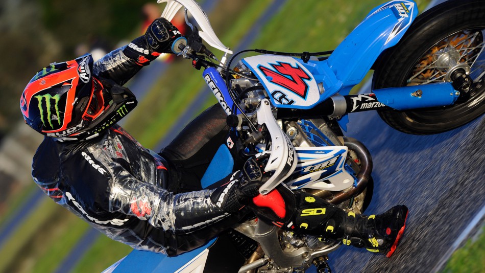 Andrea Dovizioso, Il Sagittario di Latina circuit - Sic Supermoto Day