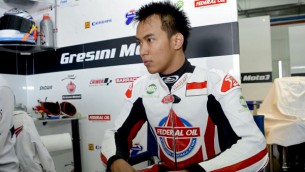 Doni Tata Pradita Team Federal Oil Gresini Moto2 Almeria private test