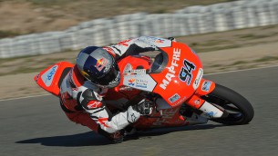 Mapfre Aspar Team Moto3 improving at Almeria test