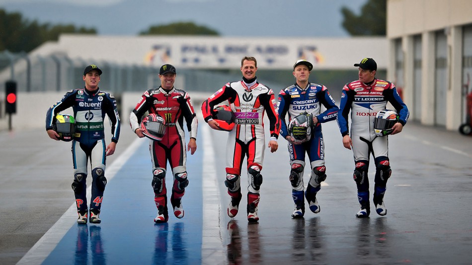 Espargaro, Mamola, Schumacher, Flinty, McGuinness - Paul Ricard Circuit